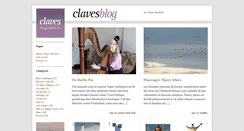 Desktop Screenshot of blog.claves.ch